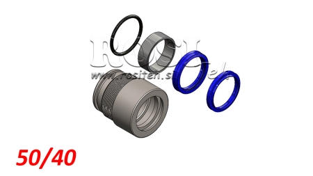 TÄTNINGSSATS FÖR HYDRAULCYLINDER MONO 50/40