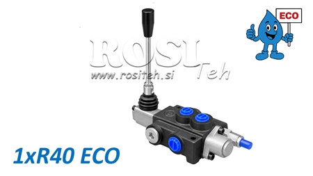 HYDRAULISK MANUELL VENTIL – 1-SEKTIONS RIKTNINGSVENTIL 1xR40 ECO