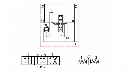 HYDRAULISK MANUELL VENTIL – 1-SEKTIONS RIKTNINGSVENTIL 1xR40 ECO