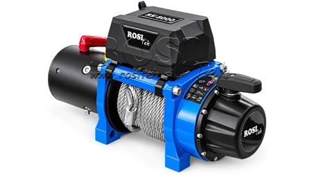 12 V ELEKTRISK VINSCH RS-8000 - 3620 KG - STÅLVAJER - ECO
