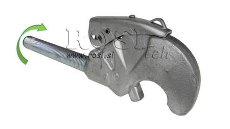 automatisk gängad krok kategori 1/2 för draganordning M27x3