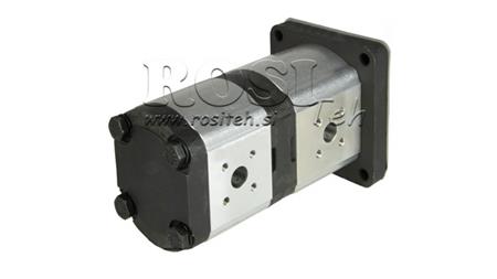 HYDRAULISK PUMP TRAKTOR - OEM 47129337 - CNH TLA 2WD 20 11 cc VÄNSTER