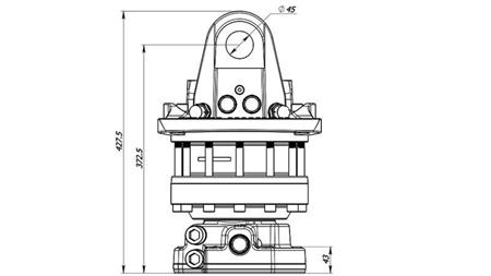 HYDRAULISK ROTATOR 12000/6000 KG MED FLÄKT