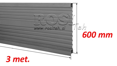 TRAILER SIDOPANEL 3 MET. - HÖJD 600 MM