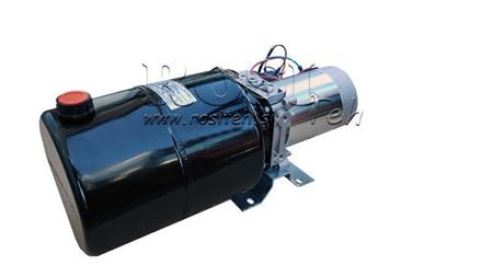 MINI HIDRAVLIČNI AGREGAT 12V DC - 1,6kW = 2,1cc - 8 lit - enosmerni sklop (kovinski)