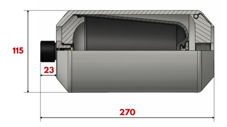 HYDRAULICKÝ AKUMULÁTOR 1,5 LIT - M18x1,5