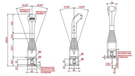 JOYSTICK NIMCO FÜR WINSCHKUGEL - 2x TASTE
