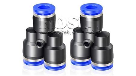 PNEUMATISK PLUG Y KOPPLING TPA UTAN GÄNGA QY-6