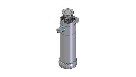 6012S -TELESCOPISK CYLINDER STANDARD/BOLL 6 STEG SLAG 2977 DIAMETER 152