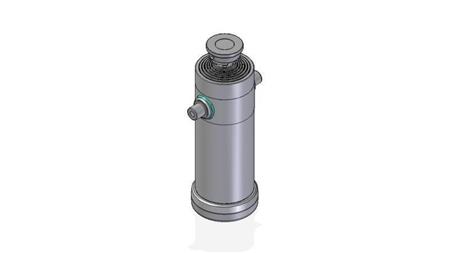 7038S -TELESCOPISK CYLINDER STANDARD/BOLL 7 STEG RESA 3884 DIAMETER 240