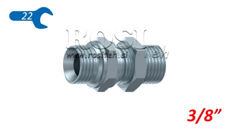 HYDRAULISK DUBBELVERKANDE BSP FÖRLÄNGD 3/8