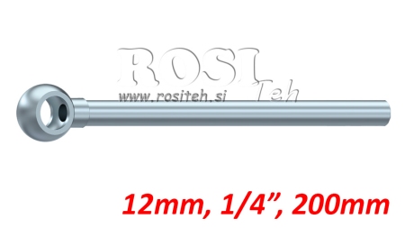 METALL SLANGE BANJO 12mm 1/4 200mm