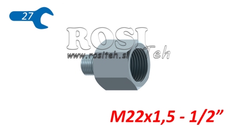 HYDRAULICKÝ ADAPTÉR SAMEC–SAMICA 22x1,5-1/2