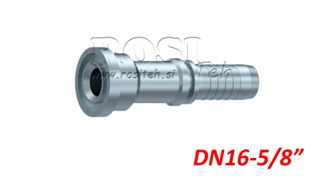 HYDRAULICKÁ PRÍPOJKA KOMATSU ROVNÁ DN16 mm – PRÍRUBA 5/8