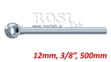 KOVOVÁ BANJO RÚRKA 3/8 400 mm