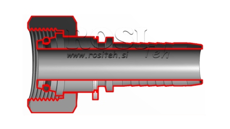 HIDRAVLIČNI PRIKLJUČEK DKOS 6 S ŽENSKI DN6-M14x1,5