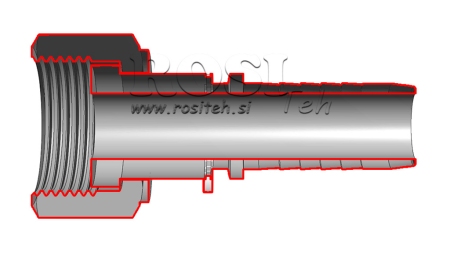 HYDRAULISK ANSLUTNING DKORFS HON DN8-13/16-16