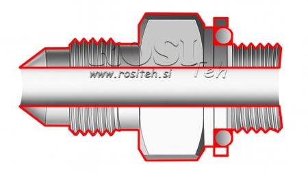 HYDRAULISK REDUCER  9/16 JIC74°-3/8 GAS