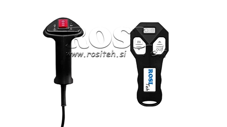 24 V ELEKTRISK VINSCH RS-20000 - 9100 KG - STÅLVAJER - ECO