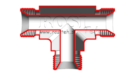 HIDRAVLIČNI T KOM BSP MOŠKI-MOŠKI 3/4