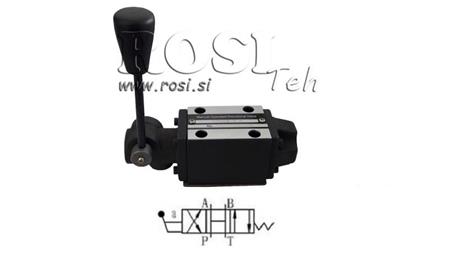 HYDRAULISK MANUELL VENTIL CETOP N3