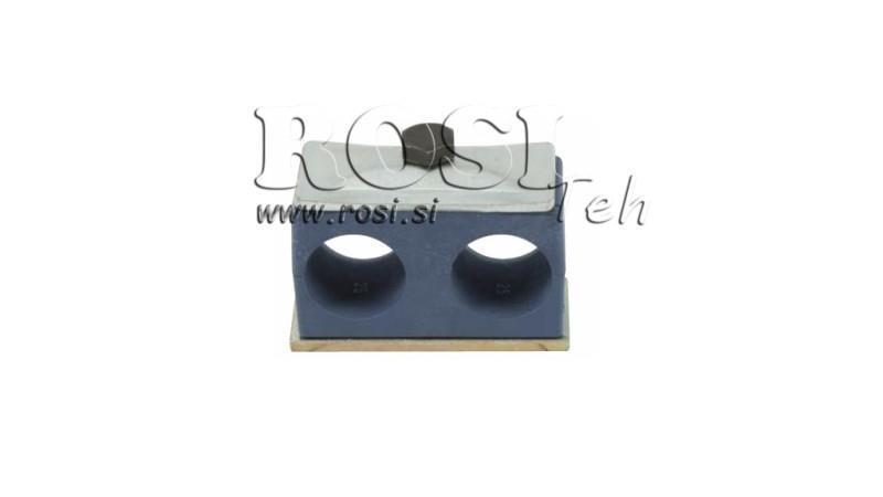 RÖR HÅLLARE FI 25 - DUBBEL