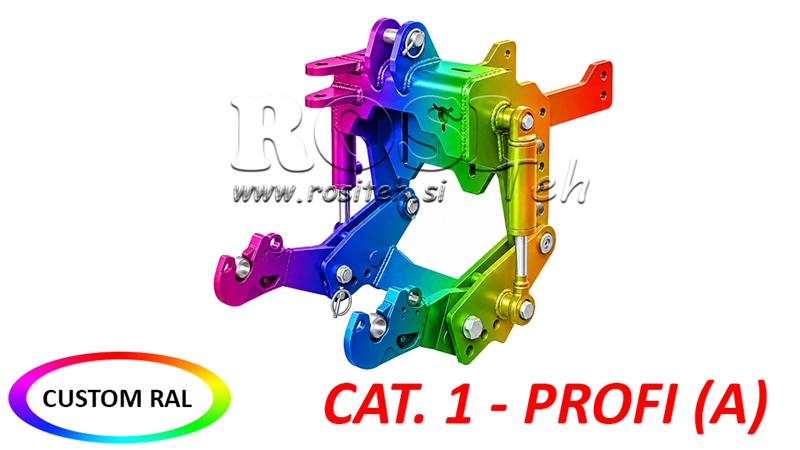 FRONTLYFT UNIVERSAL FÖR TRAKTOR CAT. 1 - PROFI AUTOMATIC 800 KG (RAL EFTER EGET VAL)