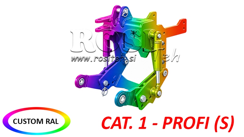 FRONTLYFT UNIVERSAL FÖR TRAKTOR CAT. 1 - PROFI STANDARD 800 KG (RAL EFTER EGET VAL)