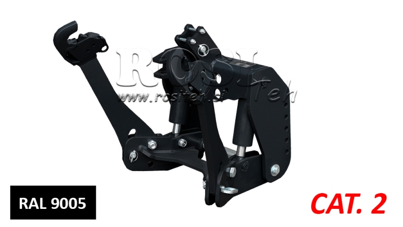 FRONTLYFT UNIVERSAL FÖR TRAKTOR KAT. 2 - 1500KG SVART (RAL 9005)