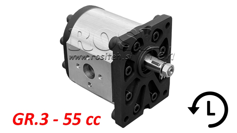 POMPA IDRAULICA GR.3 55 CC SINISTRA - FLANGE