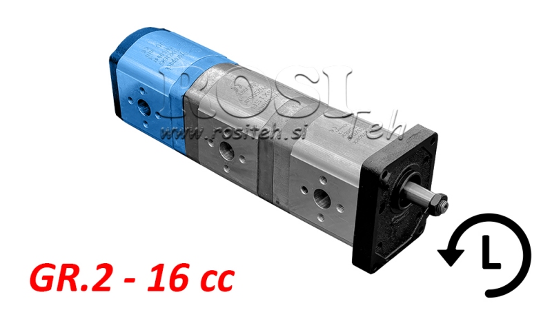 HYDRAULICKÉ ČERPADLO 20A16X066 ZADNÉ GR.2 16 CC ĽAVÉ