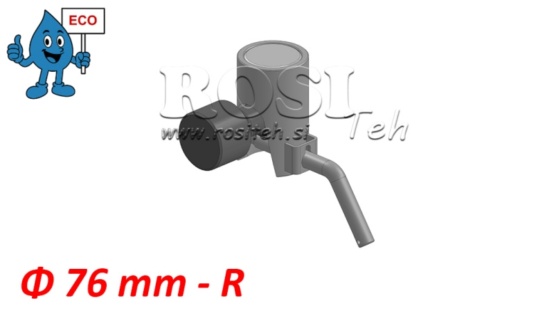 BOLA PARA CAISSON DE VOLQUETE Φ76 DERECHA ECO