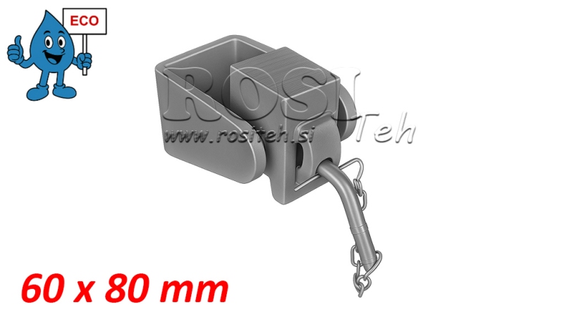 FÖRKLÄMMA FÖR TIPPARE CAISSON 60X80MM ECO
