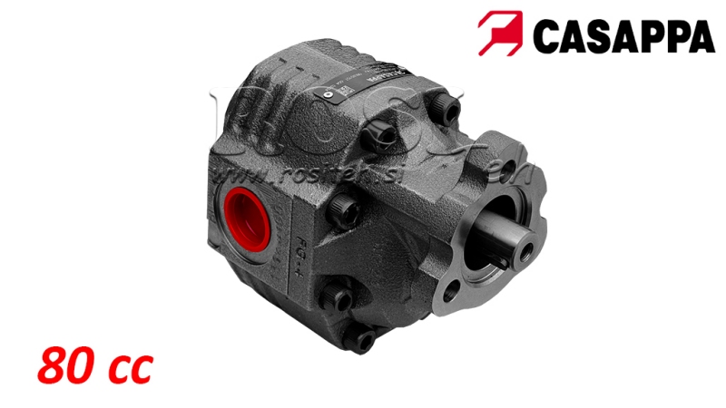 HYDRAULISK GJUTJÄRN PUMP REVERSIBEL 80CC CASAPPA