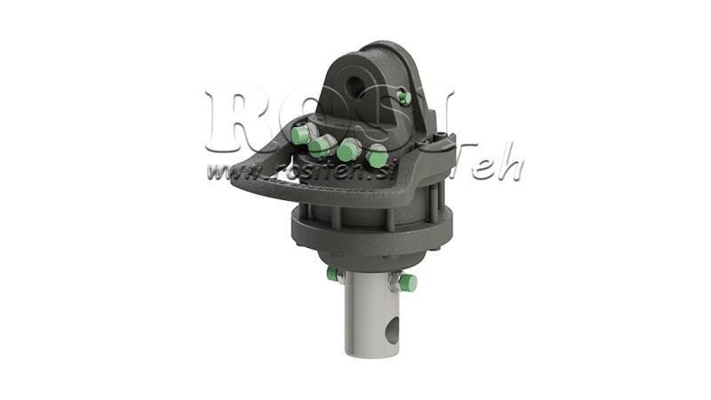 HYDRAULISCHER ROTATOR 4500/2500 KG MIT ACHSE