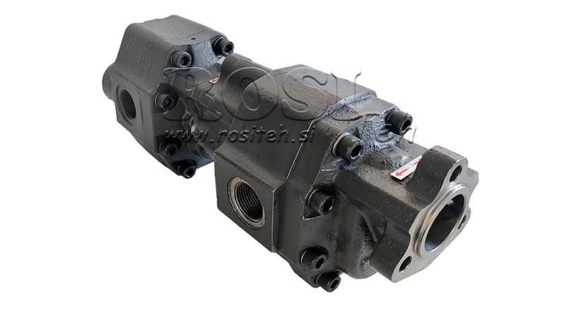 HYDRAULISK GJUTJÄRN PUMP TANDEM 60 60cc-200 bar REVERSIBEL