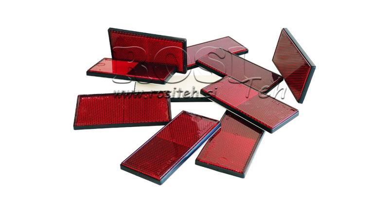 SEZIONE RETTANGOLARE ROSSA 105x48 (10pz)