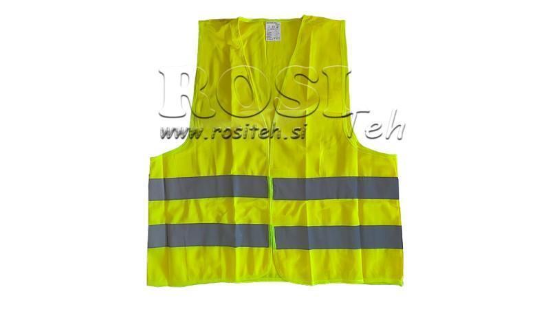 GILET DI SICUREZZA AD ALTA VISIBILITÀ arancione/giallo