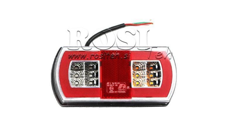 LUCE POSTERIORE LED COMBINATA 12/24V DESTRA