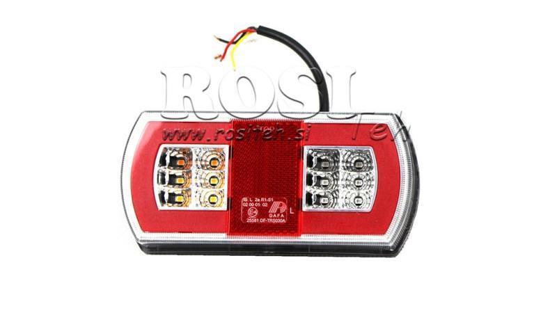 LED BAKLJUS KOMBINATION 12/24V VÄNSTER