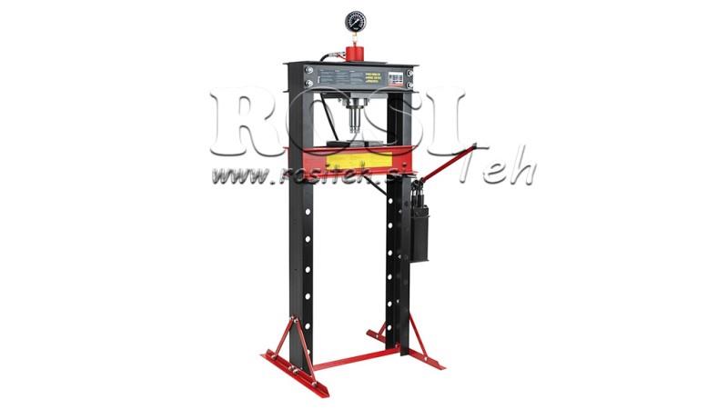 PRESSA IDRAULICA DA OFFICINA PER CUSCINETTI 30T - a due velocità