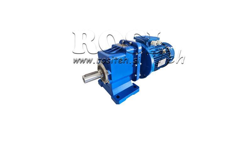 3Phase 0,75kW-ELEKTROMOTOR MIT ERC02 REDUZIERER MS80 58U/min