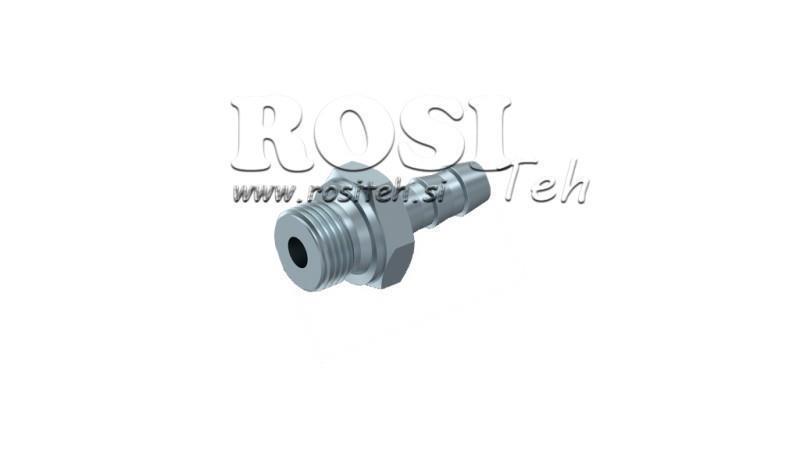 HYDRAULIKVERBINDER MÄNNLICH 1 FÜR GUMMSCHLAUCH DURCHMESSER 25