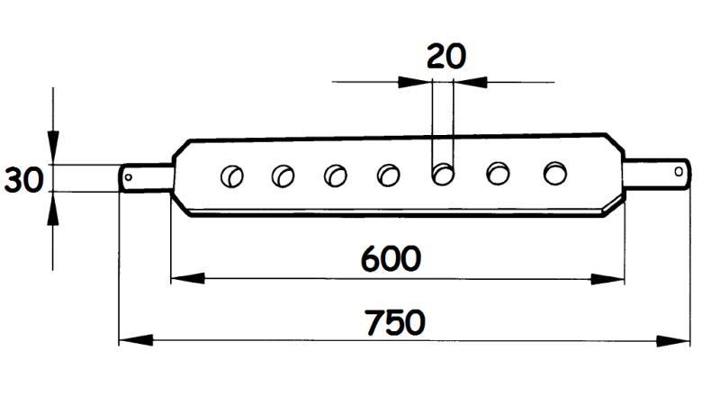 TRAKTOR HYDRAULISK KORSBALK 1:a KAT EKO