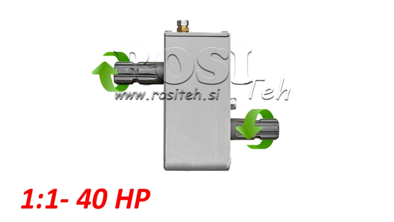 TRAKTOR VÄXELLÅDA - INVERSION 1:1 (40HP-30KW) HANE-HANE