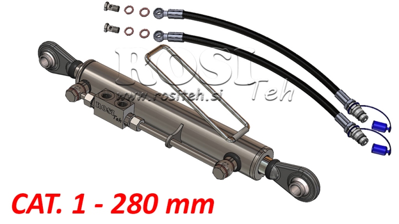 TERZO PUNTO IDRAULICO TRATTORE STANDARD - 1 CAT. 50/30-280 (20-55HP)(19,2/19,2)