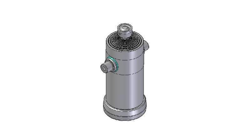 1030S -TELESCOPICKÝ CYLINDER ŠTANDARD/BALÓN 10 STUPŇOV CESTA 2330 PRIEMER 270