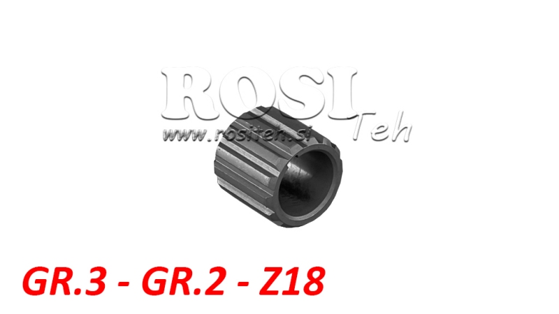 INGRANAGGIO PTO GR.3 - GR.2 Z18