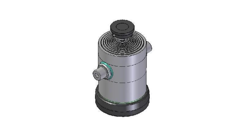 1061S -TELESCOPISCHER ZYLINDER STANDARD/KUGEL 10 STUFEN HEBUNG 6295 DURCHMESSER 300