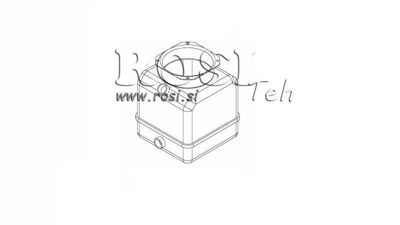 SERBATOIO PVC ROLL PP 6 LITRI ORIZZONTALE-VERTICALE